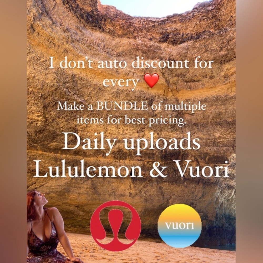 VUORI Villa Cami Romper• Pocketed with flowy shorts• Black• NWOT• Sz L - Picture 12 of 12